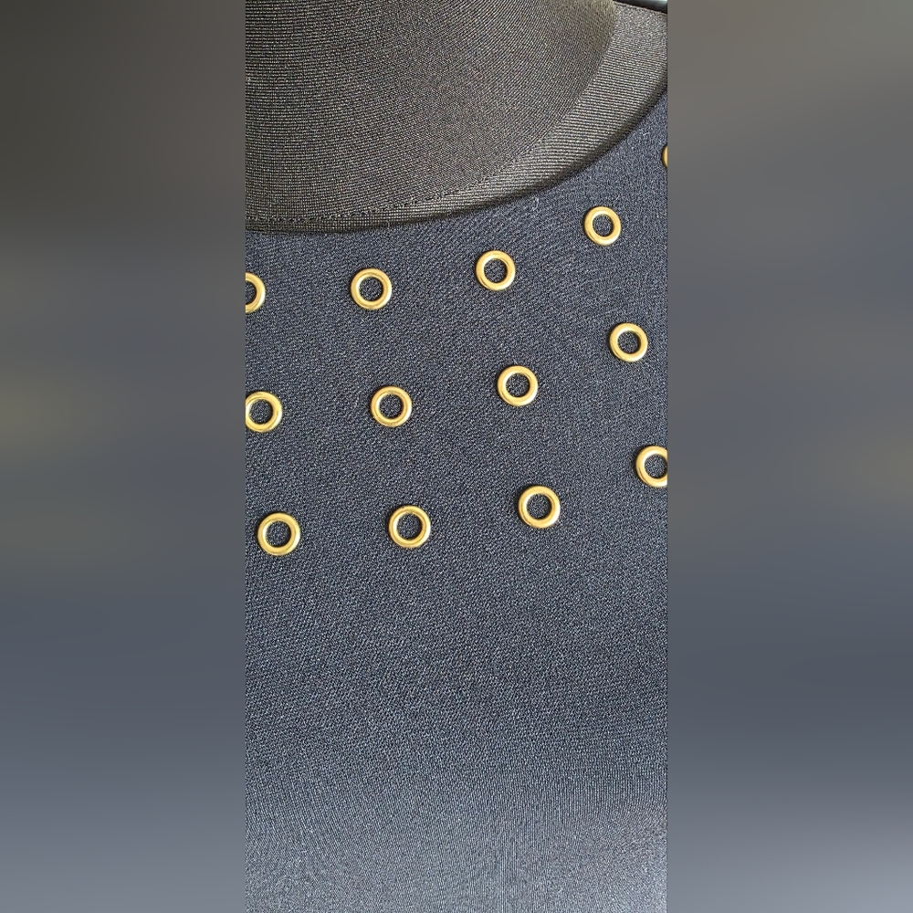 Premise Studio Midnight Blue Top With Rivets - Picture 3 of 7